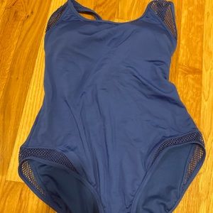 Carmen Marc Valvo NWT racerback and mesh swimsuit